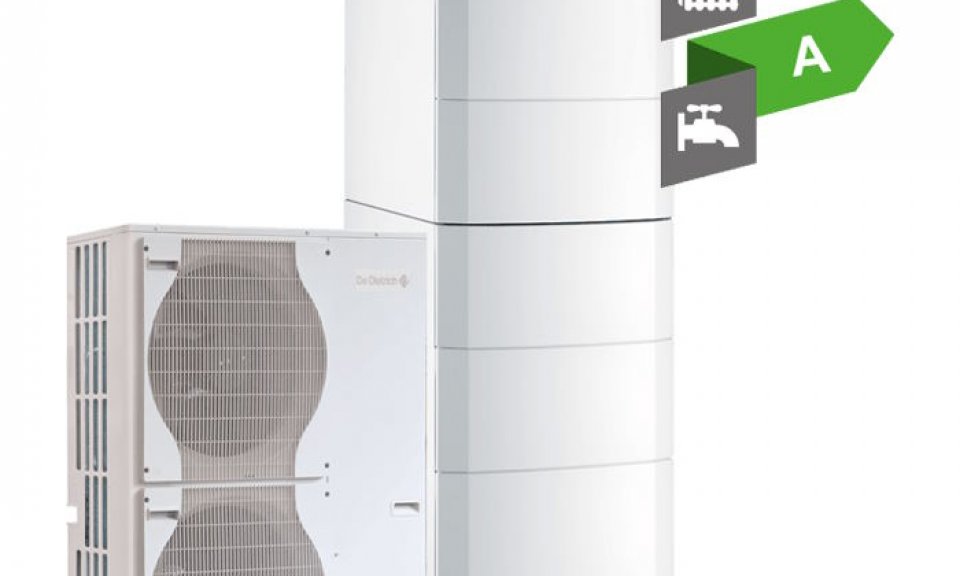 Hybrydowy system grzewczy HPI G HYBRID od De Dietrich w nowoczesnym domu jednorodzinnym