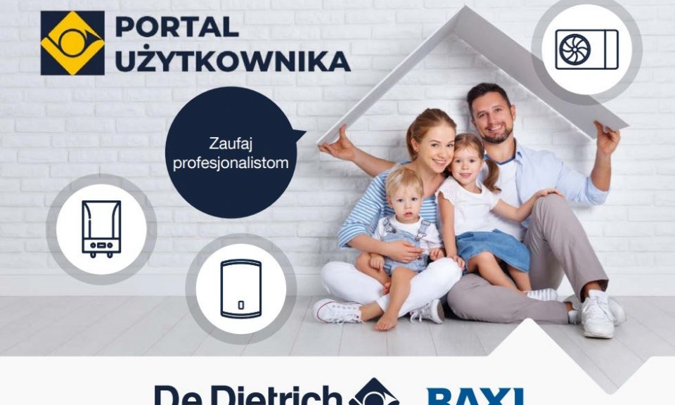 BDR Thermea Poland uruchamia Portal Użytkownika – nowoczesne narzędzie do obsługi urządzeń grzewczych De Dietrich i BAXI