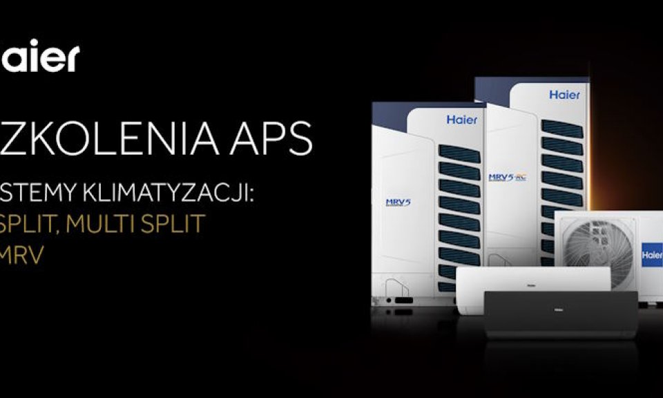 Ostatnie w tym roku terminy szkoleń online z systemów klimatyzacji HAIER Split, Multi Split i MRV.