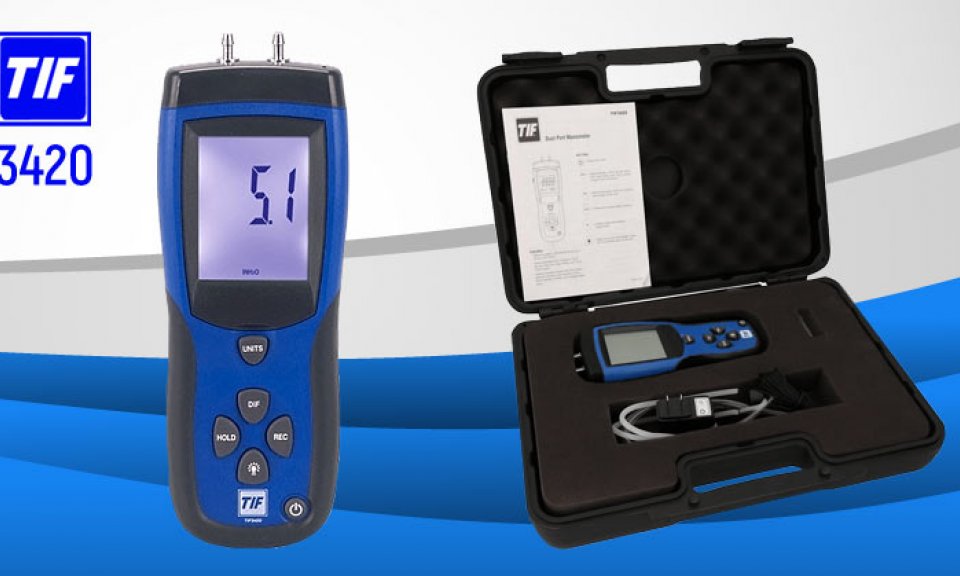 TIF 3420 – Precyzyjny manometr różnicowy dla profesjonalistów
