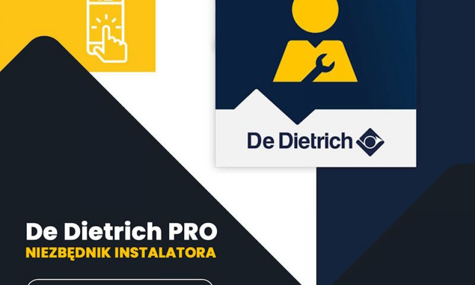 De Dietrich PRO – bezpłatna aplikacja mobilna dla instalatorów i serwisantów HVAC 