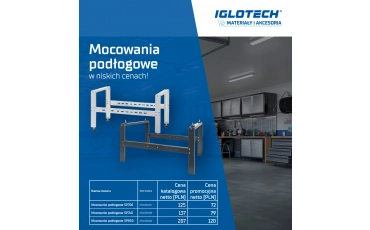 Mocowania podłogowe w niskich cenach! | luty 2026