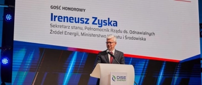 Wiceminister Ireneusz Zyska na kongresie DISE: W ciągu niespełna 4 lat Polska osiągnęła historyczny sukces – do systemu elektroenergetycznego przyłączyliśmy 16,5 GW nowych mocy OZE
