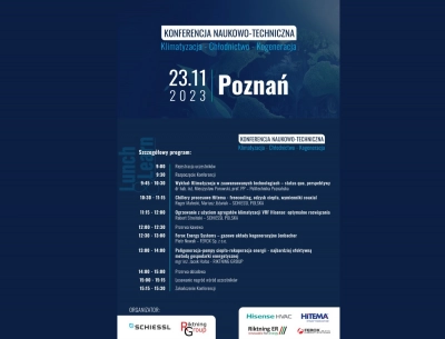 Konferencja naukowo-techniczna: Klimatyzacja–chłodnictwo–kogeneracja w Poznaniu