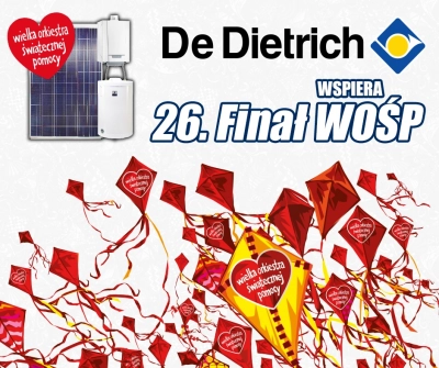 De Dietrich wspiera 26. Finał Wielkiej Orkiestry Świątecznej Pomocy