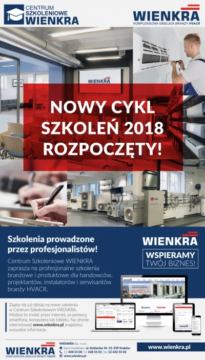 Nowy sezon szkoleń 2018 rozpoczęty | WIENKRA