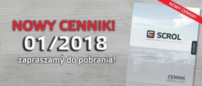 Nowy cennik SCROL 01/2018