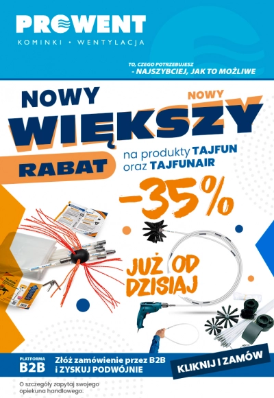 Nowy, większy rabat na produkty marki Tajfun!