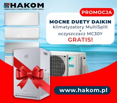 DAIKIN - MOCNE DUETY 2: Multisplit + oczyszczacz powietrza