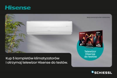 Kup 5 klimatyzatorów Hisense i wygraj telewizor!