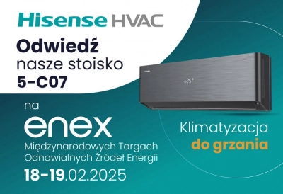 Targi ENEX Kielce - odwiedź stoisko Hisense