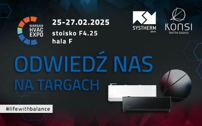 KONSI i SYSTHERM na targach Warsaw HVAC Expo 2025