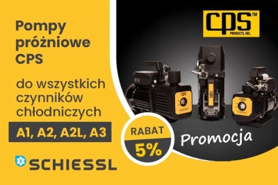 Pompy próżniowe CPS w promocji