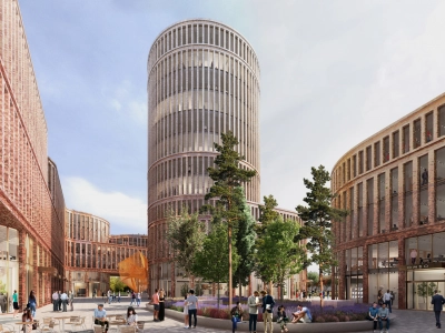 MVRDV przedstawia projekt kompleksu biurowego Centrum Biurowe Fabryczna, który powstanie w centrum Łodzi |Inwestycje 2018