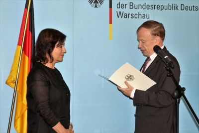 Prezes Robert Bosch w Polsce odznaczona Orderem Zasługi RFN
