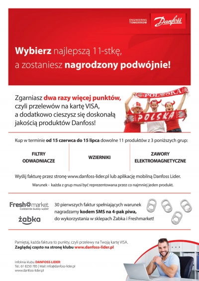 Promocja na Mundial z podwójnymi punktami! | Danfoss