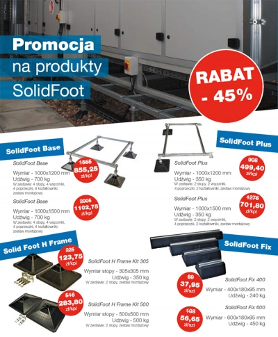 Promocja na produkty SolidFoot