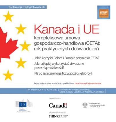Kanada i Unia Europejska - umowa handlowa CETA po roku obowiązywania