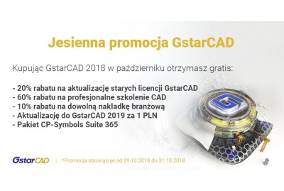 Jesienna promocja GstarCAD 2018