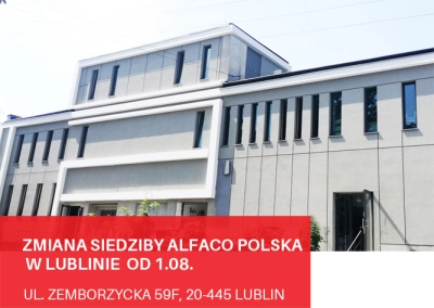 Nowy oddział w Alfaco w Lublinie