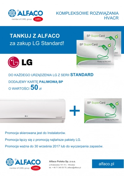 Tankuj z Alfaco za zakup LG Standard