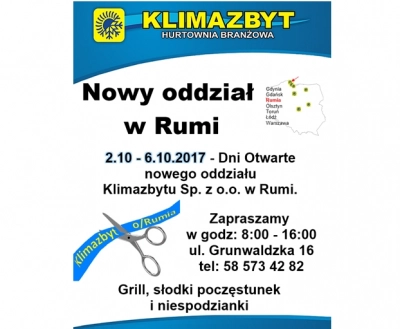 Klimazbyt otwiera nowy oddział w Rumi