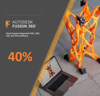 Autodesk Fusion 360 – 40% upustu na wybrane produkty