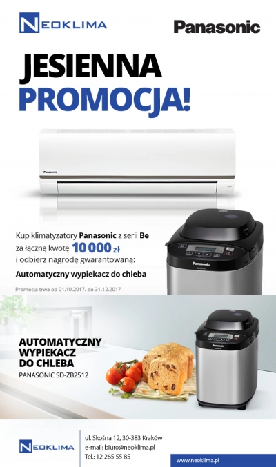 Neoklima - jesienna promocja Panasonic