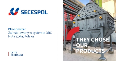 Nowa realizacja firmy Secespol - ekonomizer w systemie ORC