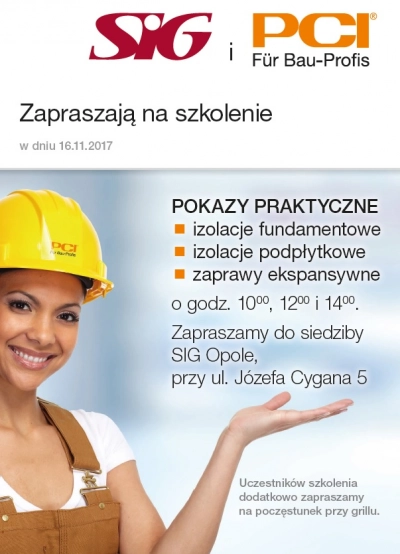 SIG Opole: szkolenie dotyczące izolacji