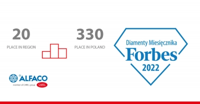 Alfaco wśród Diamentów Forbes 2022