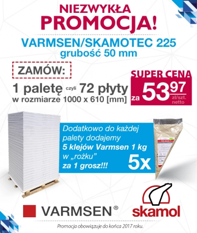 Prowent - Varmsen/Skamotec 225 w SUPER CENIE + kleje za 1 grosz!!