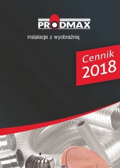 Cennik Prodmax 2018 - instalacje z wyobraźnią