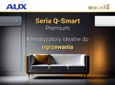 Seria Q-Smart Premium - klimatyzatory idealne do ogrzewania 
