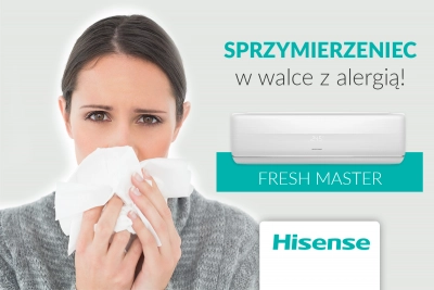 Klimatyzator Hisense Fresh Master dla alergików
