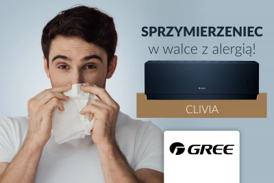 Klimatyzator Gree Clivia dla alergików