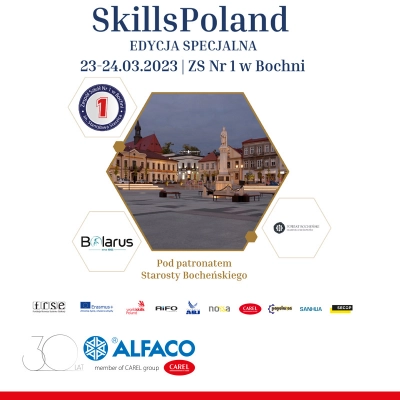 Alfaco Polska i Carel sponsorem SkillsPoland Edycja Specjalna w Bochni!