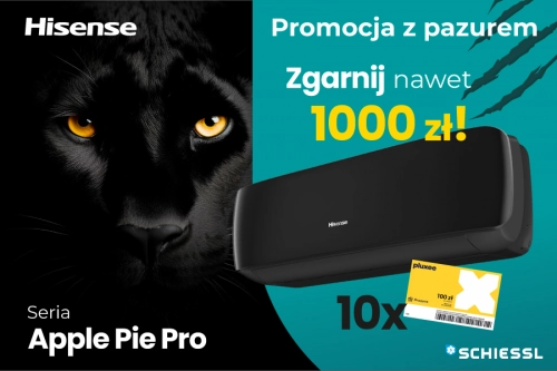 Promocja z pazurem na serię Hisense Apple Pie PRO