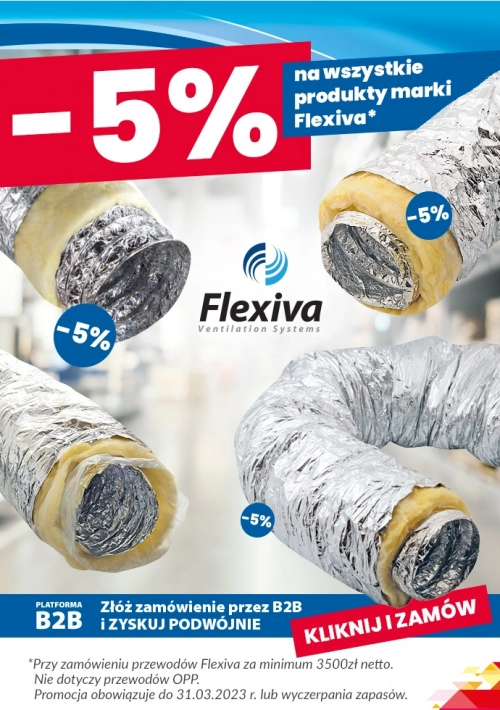 -5% na przewody marki Flexiva!