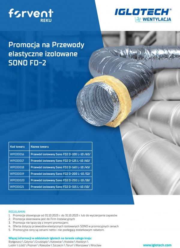 Promocja na Przewody elastyczne izolowane SONO FD-2