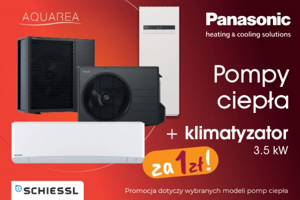 Kup pompę All in One Panasonic i zgarnij klimatyzator!