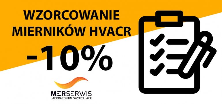 Kalibracja mierników HVACR z 10% rabatem | Merserwis