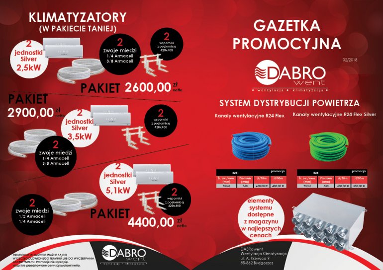 Czerwcowa gazetka DABROwent - klimatyzacja i dystrybucja powietrza
