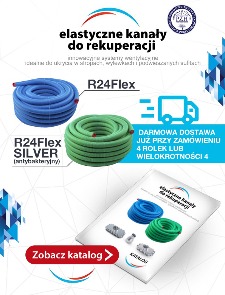 Elastyczne kanały do rekuperacji bez kosztów dostawy!