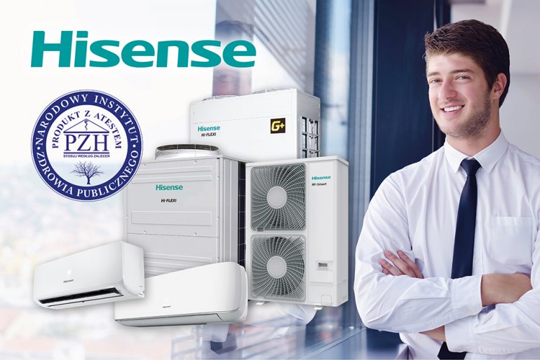 Atesty higieniczne PZH dla klimatyzatorów Hisense