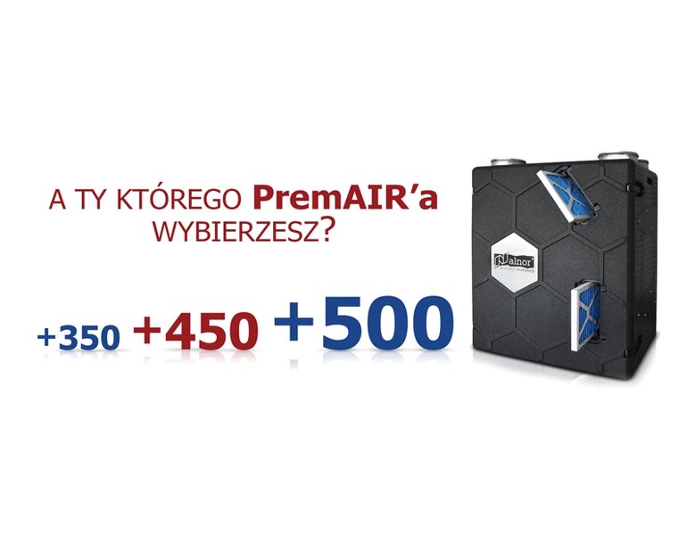 Nowe modele rekuperatorów PremAIR w ofercie Alnor