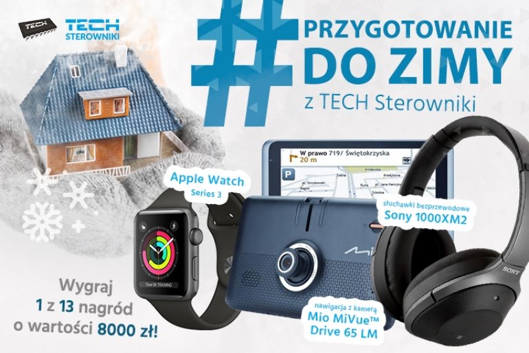 Zimowy konkurs TECH Sterowniki - 13 nagród do wygrania