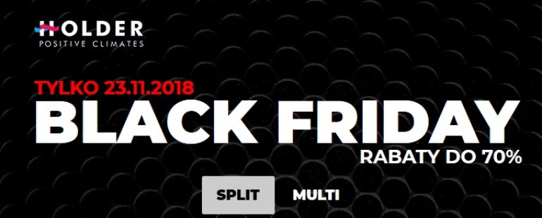 Blac Friday w Holder - rabaty do 70%