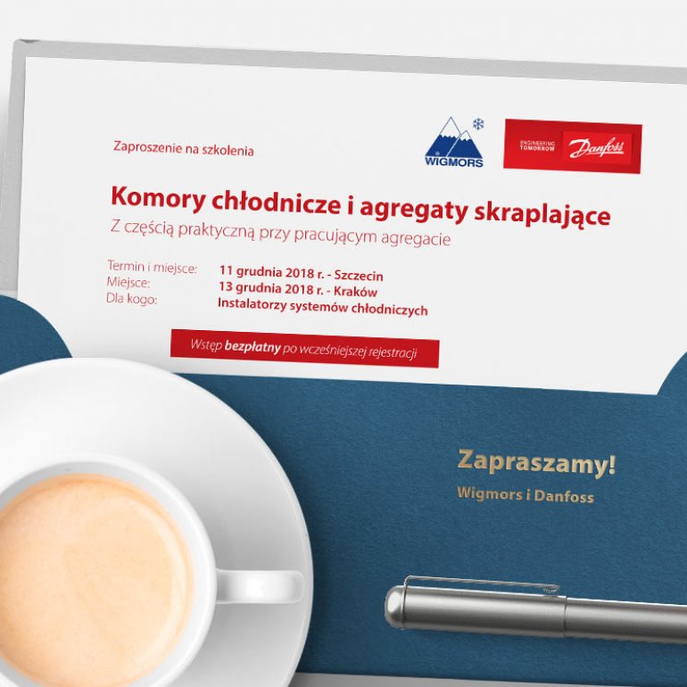 Szkolenia Wigmors i Danfoss "Komory chłodnicze i agregaty skraplające" | grudzień 2018