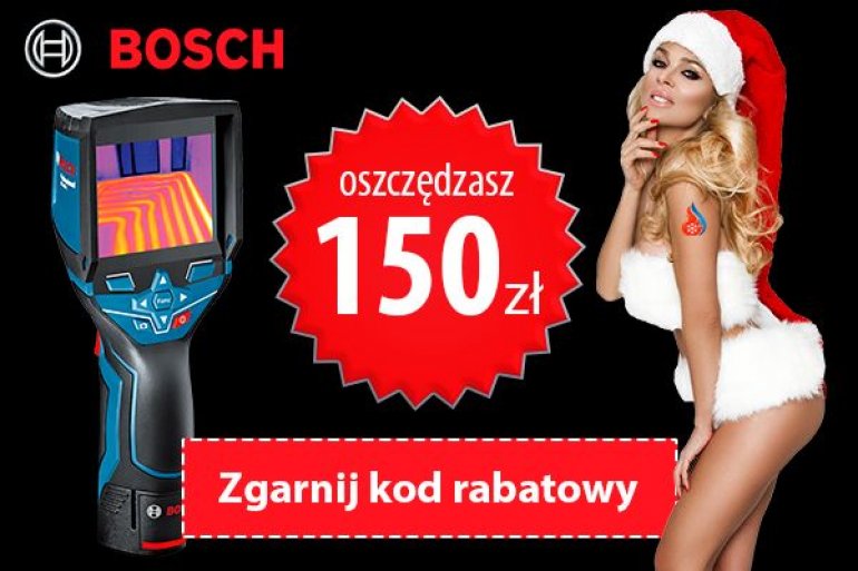 Zgarnij kod rabatowy o wartości 150 zł na kamerę termowizyjną BOSCH GTC 400 C